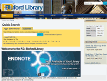 Tablet Screenshot of library.ncat.edu