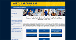 Desktop Screenshot of jobs.ncat.edu